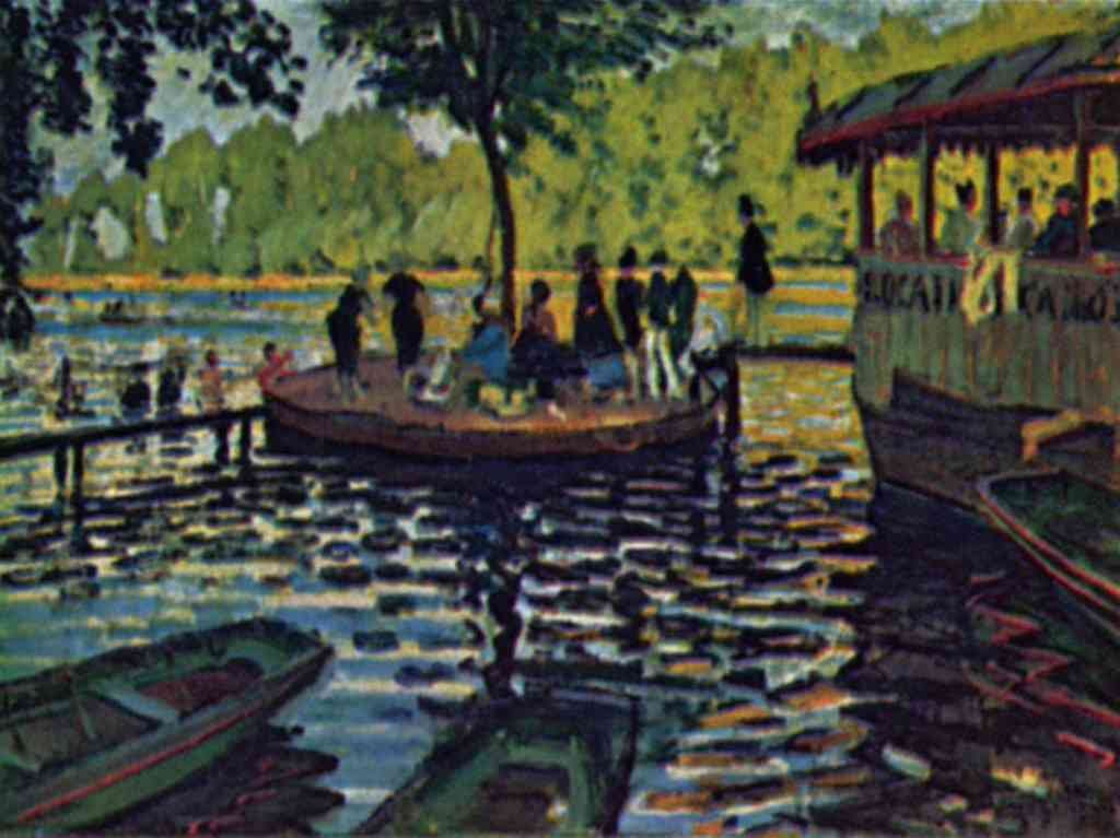 La Grenouillere Monet A4 Photo Print
