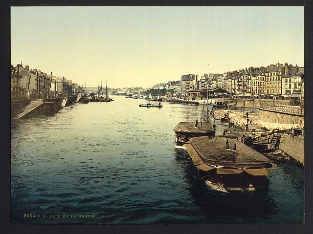 La Greve Nantes Vintage A4 Photo Print