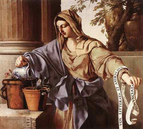 La Hire Laurent De Allegorical Figure Of Grammar A4 Photo Print