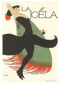 La Joela Dancer Vintage Retro Advert Poster A4 Photo Print
