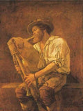 La Joueur De Cormeuse A4 Photo Print