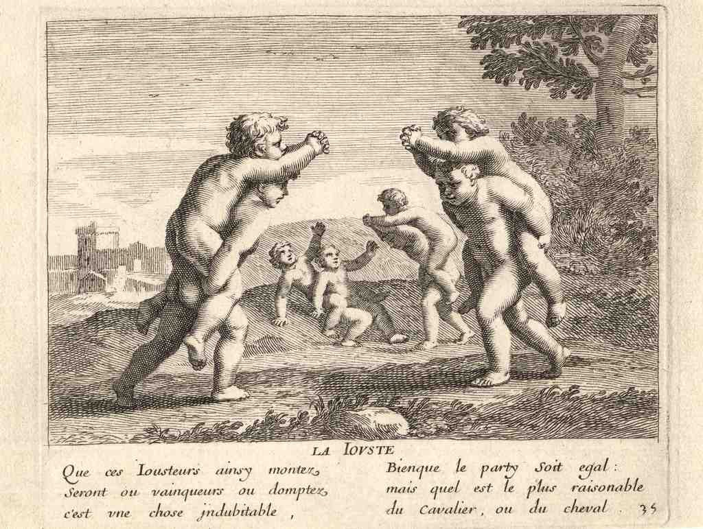 La Jouste 17thc Vintage A4 Photo Print