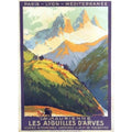 La Maurienne French Alps Tourism Vi Vintage Retro Advert Poster A4 Photo Print