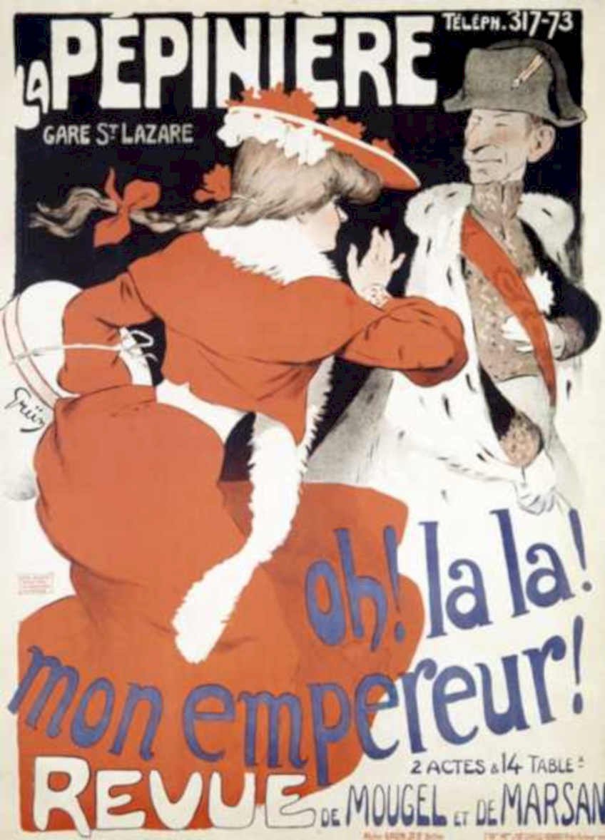 La Pepinieres Revue Vintage Retro Advert Ads A4 Photo Print