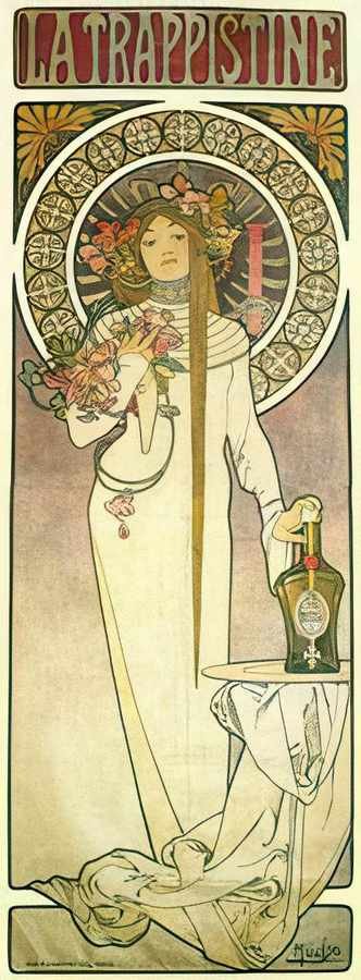La Trapistine Liq Vintage Advert A4 Photo Print