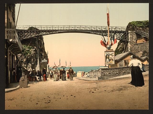La Trauchee des Anglais Granville Vintage A4 Photo Print