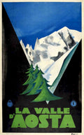 La Valle D Vintage Retro Advert Poster A4 Photo Print