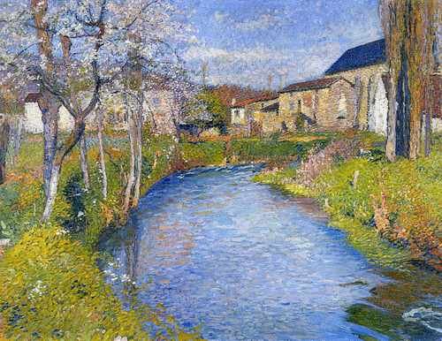 La Vert A Labastide Du Vert Au Printemps A4 Photo Print