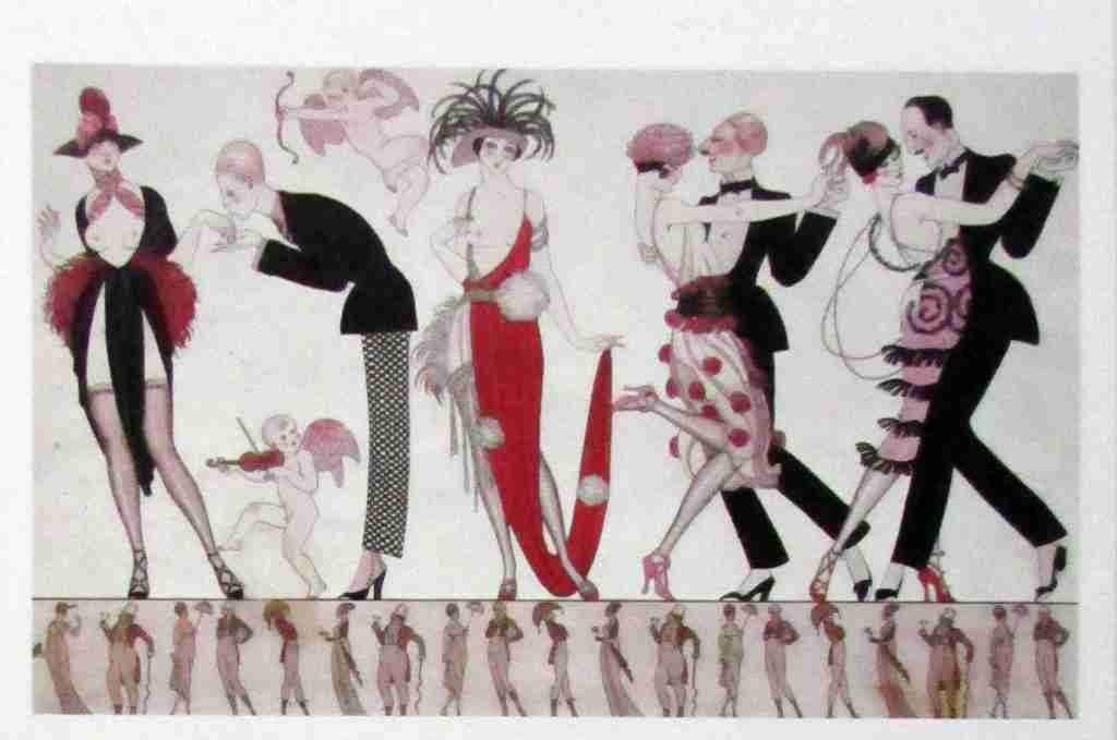 La Vie Parisienne 1918 George Barbier A4 Photo Print
