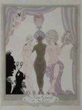 La Vie Parisienne Les Trois Graces George Barbier A4 Photo Print