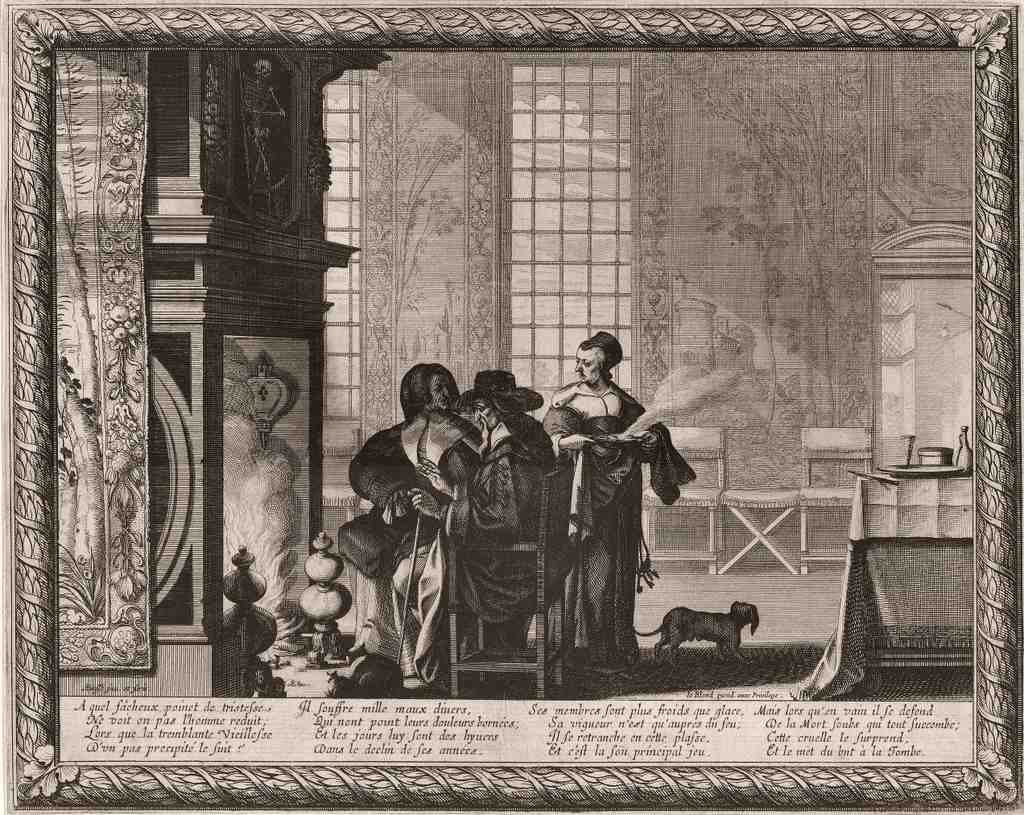 La Vieillesse 17thc Vintage A4 Photo Print