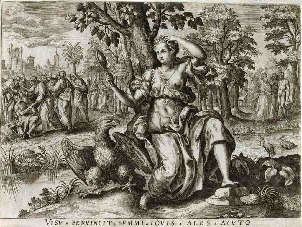 La Vue 16thc Vintage A4 Photo Print