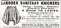 Labodex Knickers Lace Vintage Retro Advert Poster A4 Photo Print