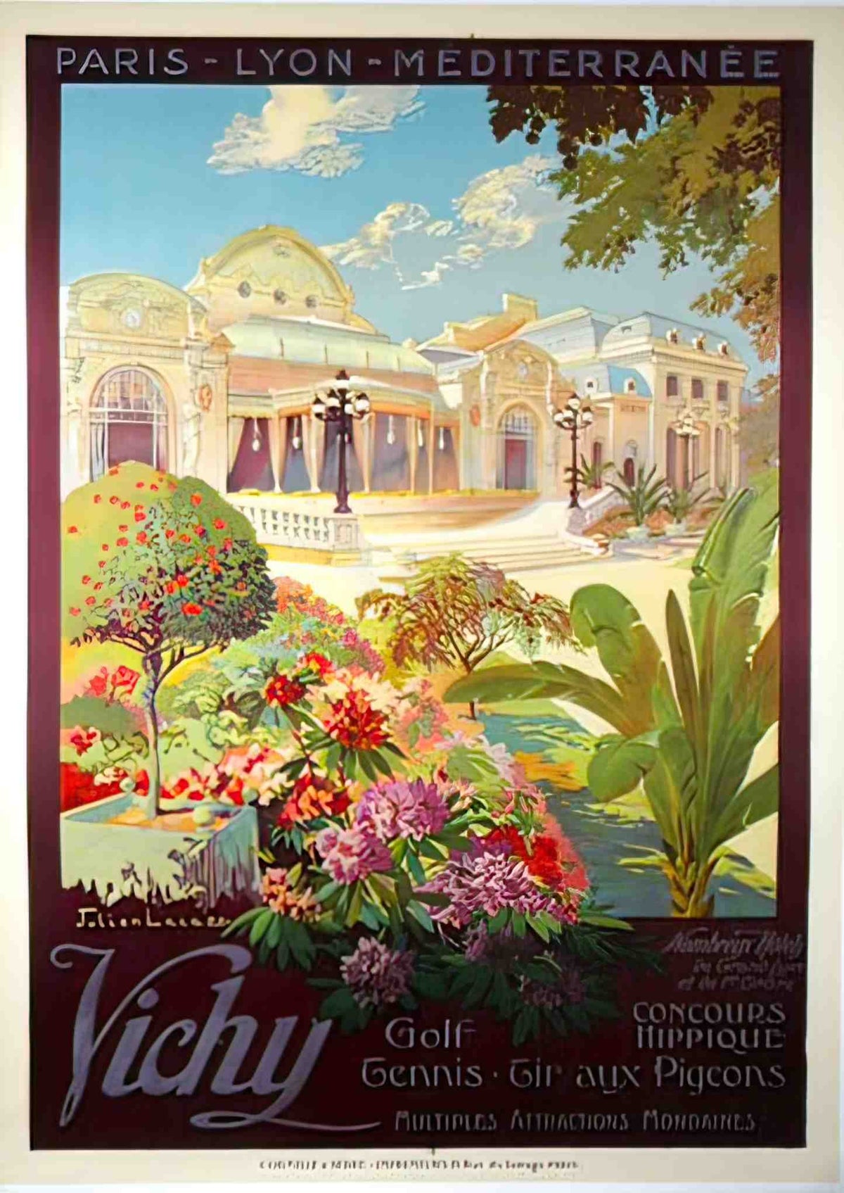LacazeVichy Advert A4 Photo Print