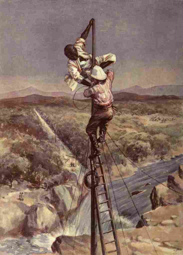 Lacy Charles J 1909 African Transcontinental Railway A4 Photo Print