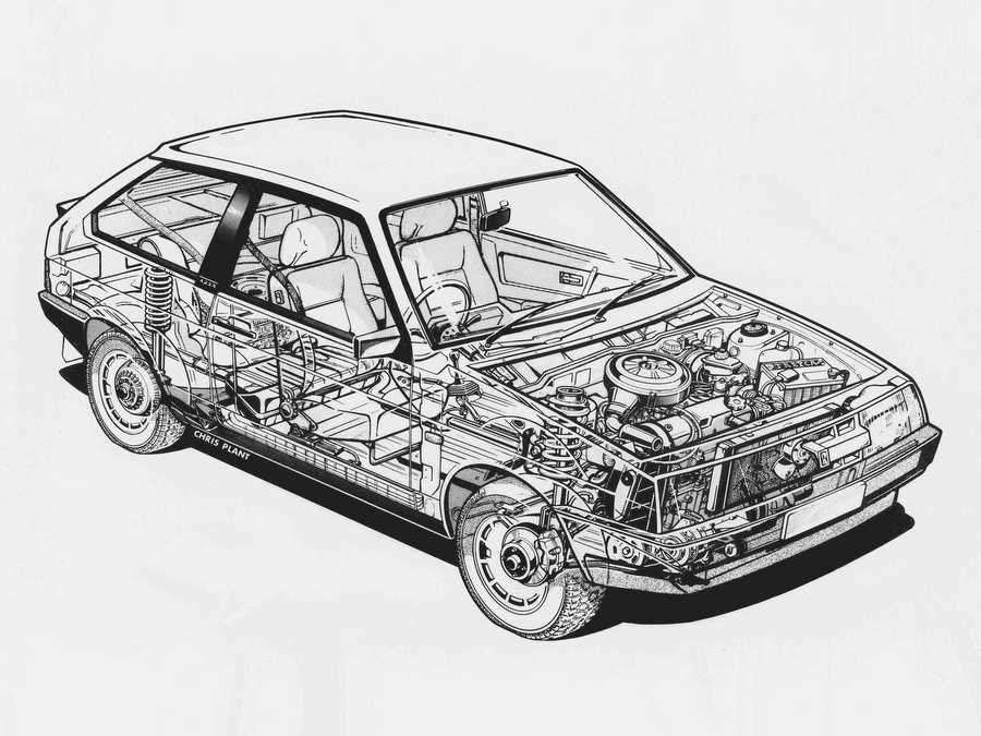 Lada Samara cutaway A4 Photo Print