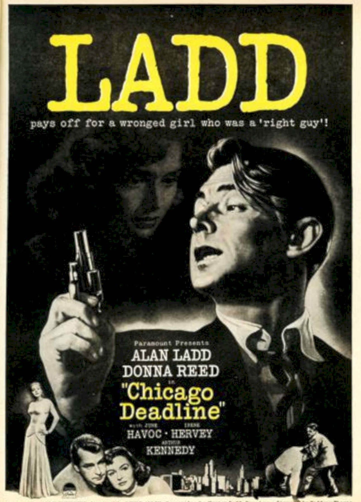 Ladd Gun Woman Vintage Retro Advert Poster A4 Photo Print