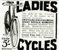 Ladies Cycles Swift Vintage Retro Advert Poster A4 Photo Print