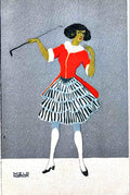 Ladies Golf Roenter Vintage Retro Advert Poster A4 Photo Print