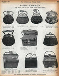 Ladies Purse Bags Vintage Retro Advert Ads A4 Photo Print