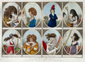Ladies Wigs 1798 barber advert A4 Photo Print