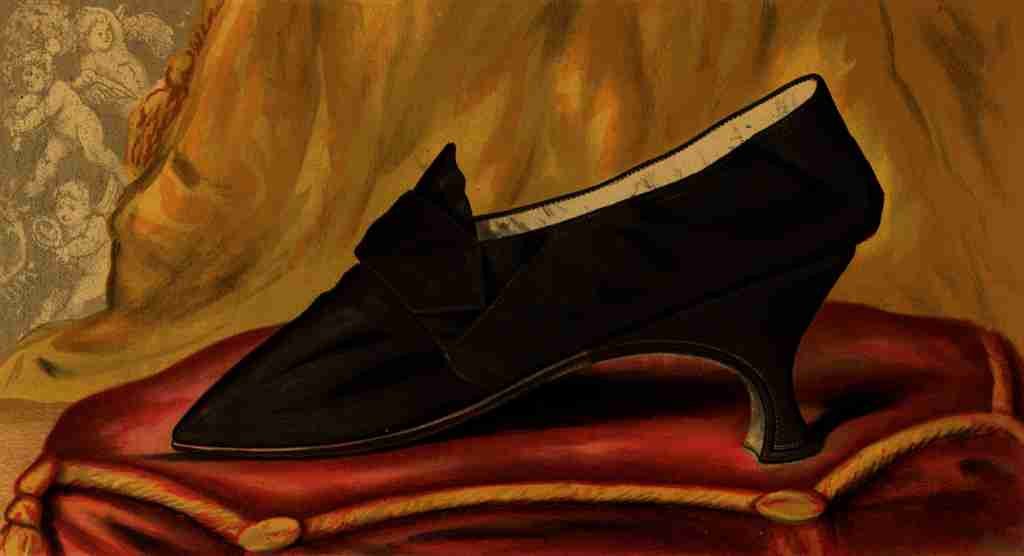 Ladies old fashioned shoes 1885 1 A4 Photo Print