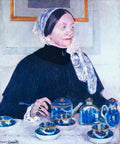 Lady At The Table Cassatt A4 Photo Print