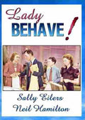 Lady Behave 01  film star poster A4 Photo Print