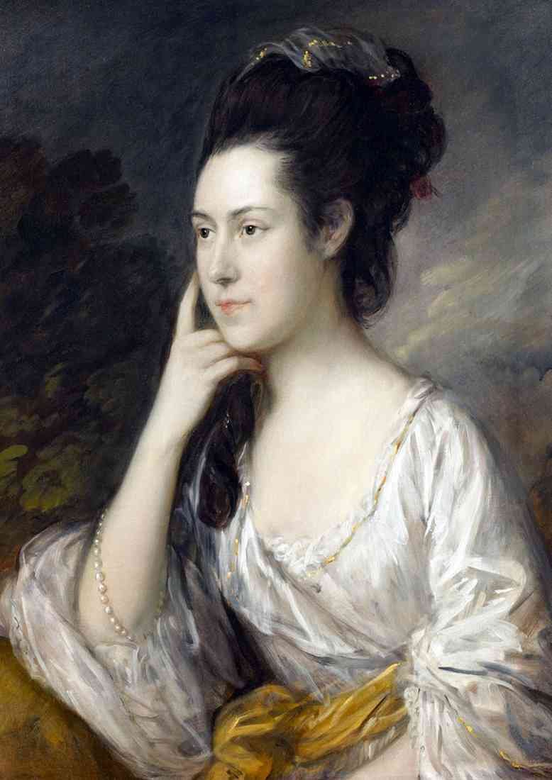 Lady Chad Thomas Gainsborough BMA A4 Photo Print