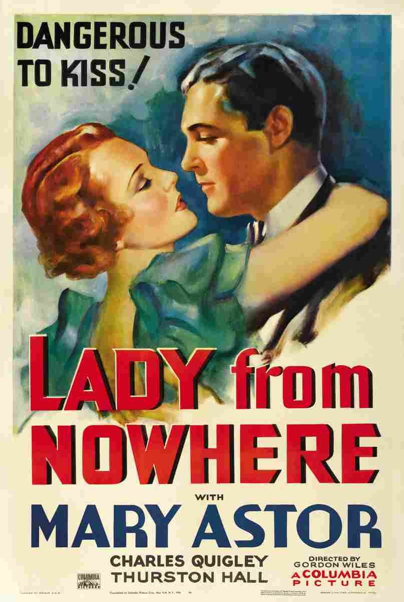 Lady From Nowhere 01  film star poster A4 Photo Print
