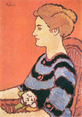 Lady In Blue Joseph Rippl Ronai Symbolism A4 Photo Print