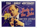 Lady In The Lake Raymond Chandler Movie Poster 1940s Vintage Retro Advert Poste