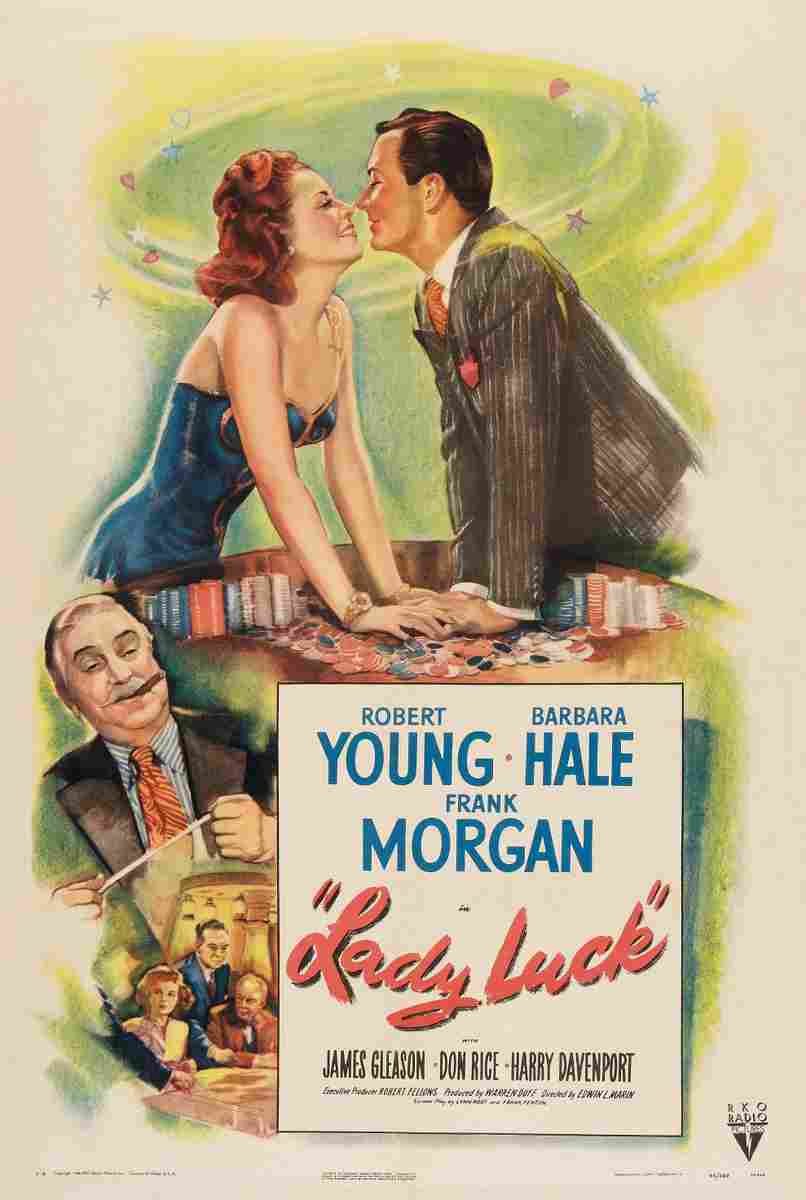 Lady Luck 1946 01  film star poster A4 Photo Print