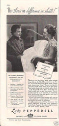 Lady Pepperell Sheets Vintage Retro Advert Ads A4 Photo Print