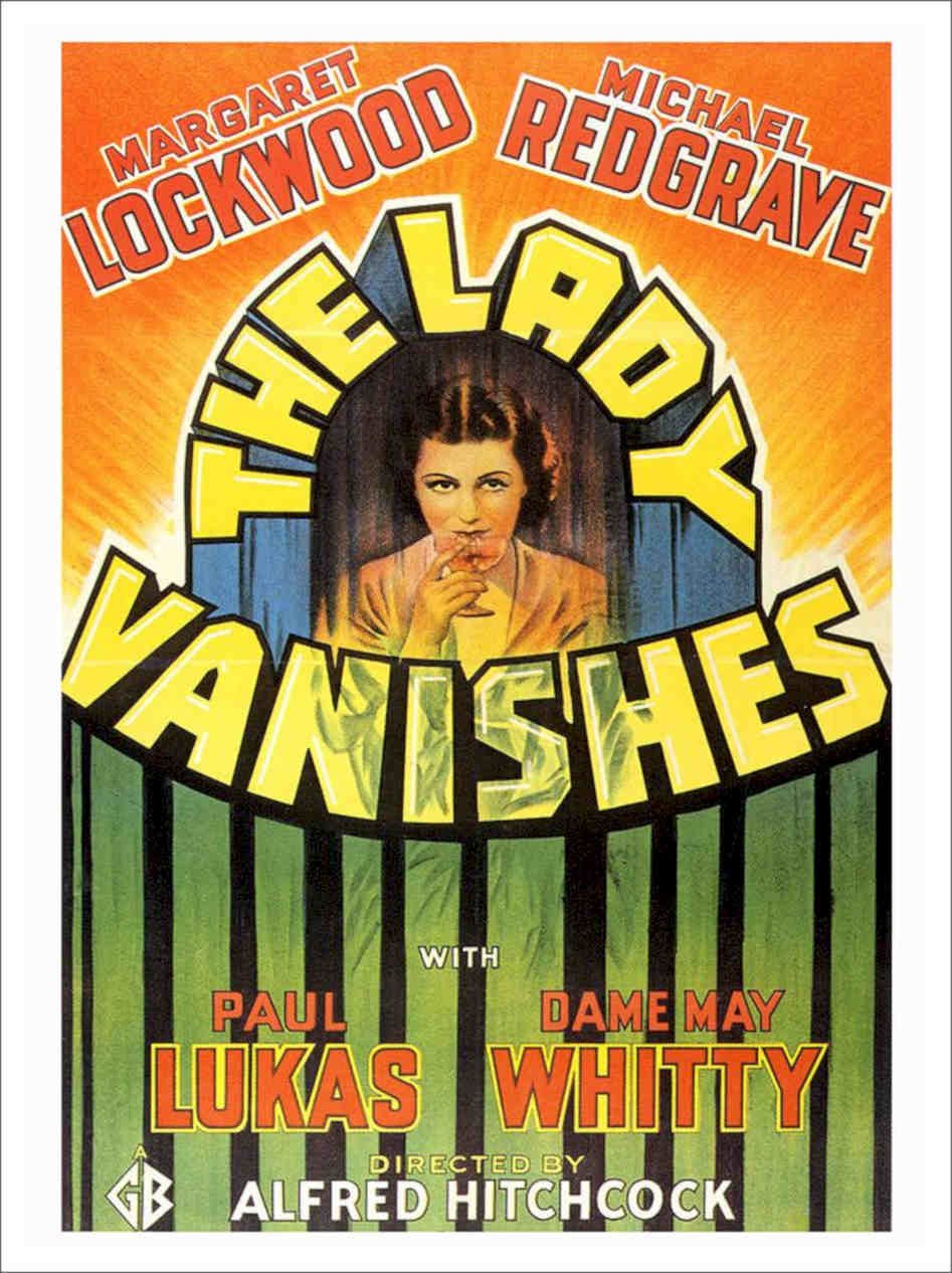 Lady Vanishes Hitchcock Movie Poster 1930s Vintage Retro Advert Poster A4 Photo