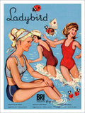 Lady Vintage Retro Advert Poster A4 Photo Print