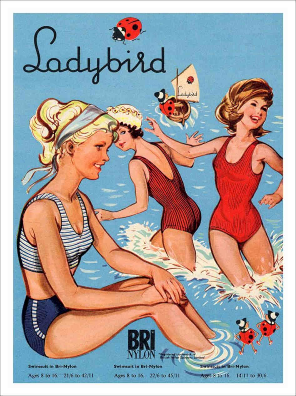 Lady Vintage Retro Advert Poster A4 Photo Print