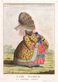 Lady Waddle 1777 Cartoon Joke 001 Vintage A4 Photo Print