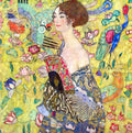 Lady With Fan Klimt A4 Photo Print
