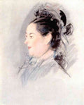 Lady With Hair Up Manet A4 Photo Print