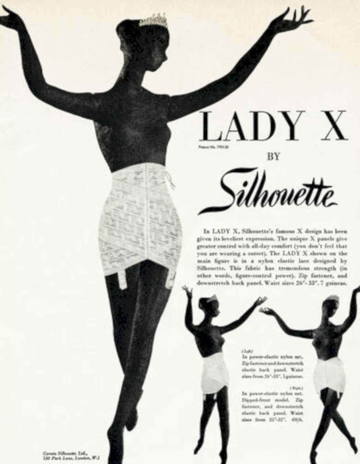 Lady X Lingerie Vintage Retro Advert Poster A4 Photo Print