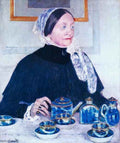 Lady at the Table by Cassatt A4 Photo Print