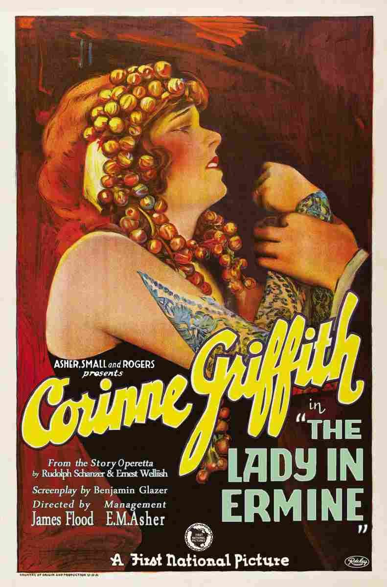 Lady in Ermine The 1927 01  film star poster A4 Photo Print