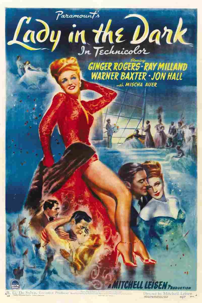 Lady in the Dark 01  film star poster A4 Photo Print