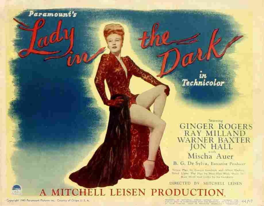 Lady in the Dark 03  film star poster A4 Photo Print