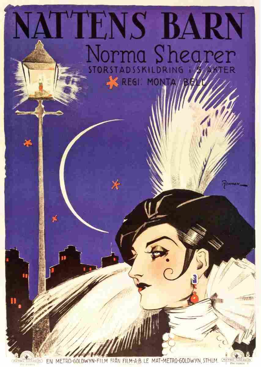 Lady of the Night 1925 01  film star poster A4 Photo Print