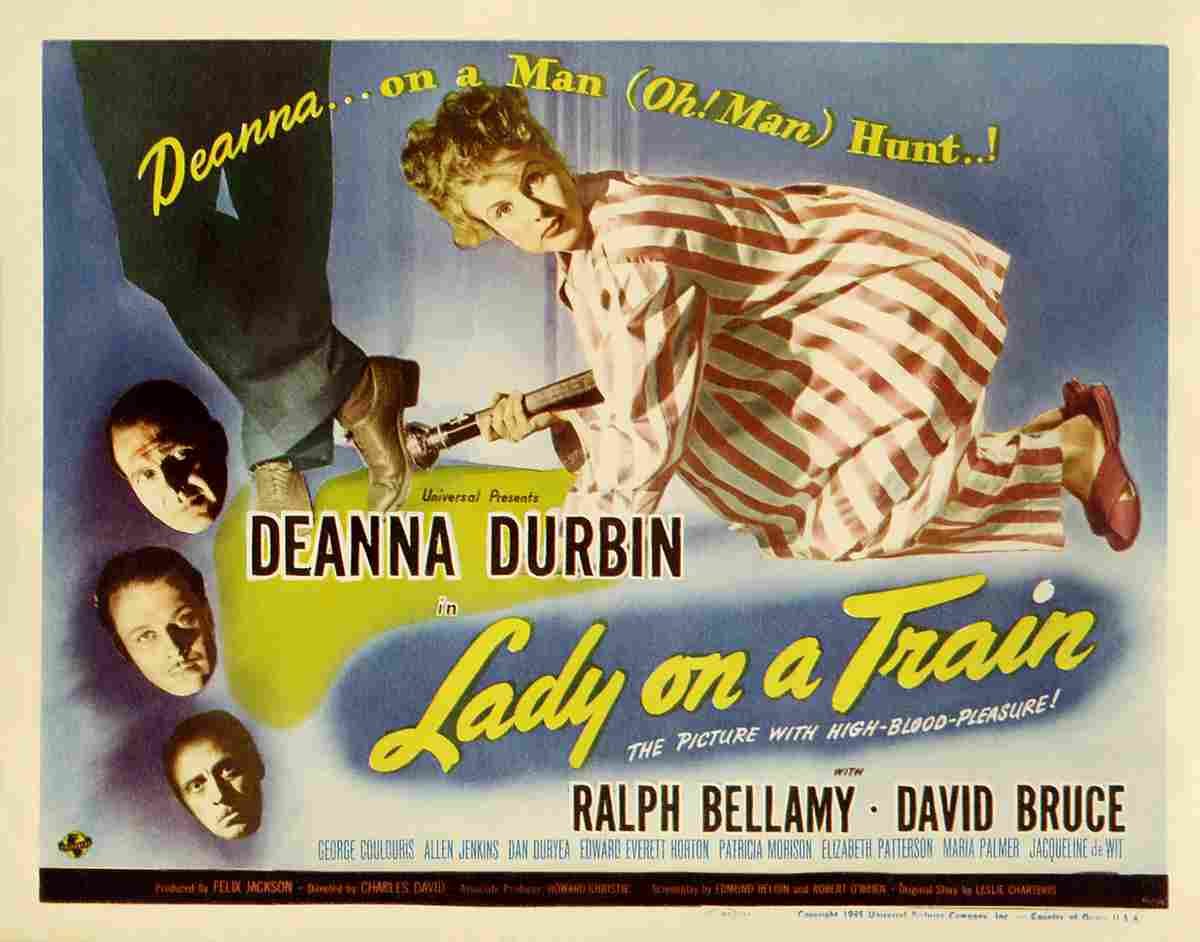 Lady on a Train 02  film star poster A4 Photo Print