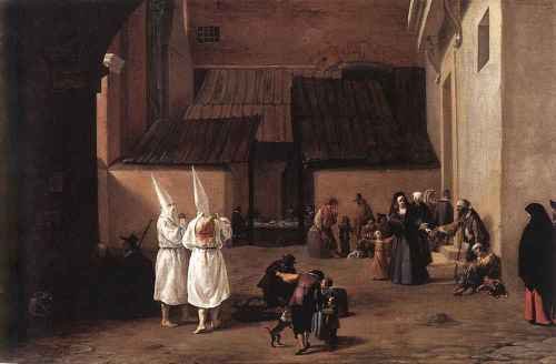 Laer Pieter Van The Flagellants A4 Photo Print