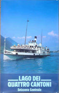 Lago Vintage Advert A4 Photo Print