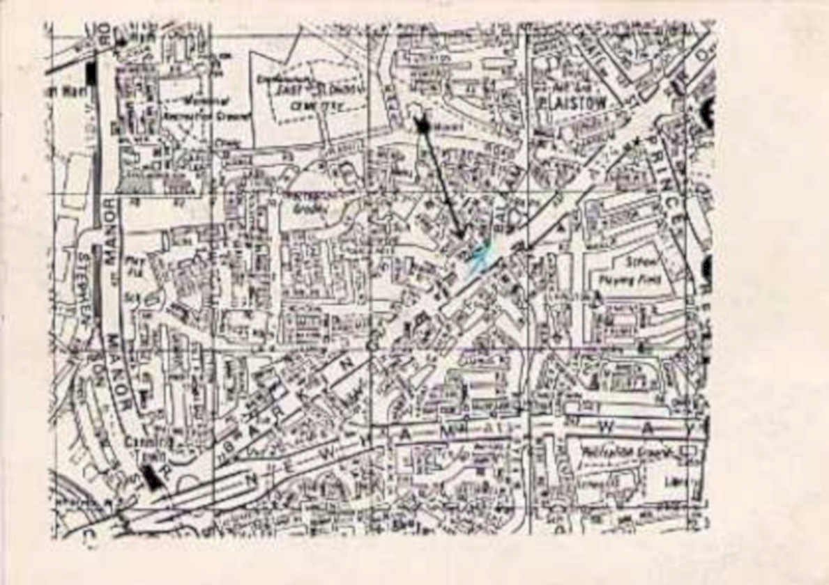 Laistow Map 1930s Vintage Retro Advert Ads A4 Photo Print